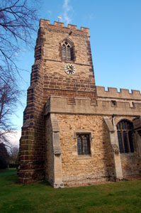 Tower nave and aisle from the south February 2008
